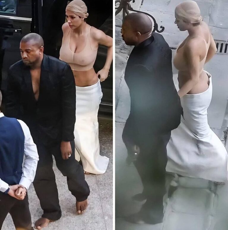 Kanye West And New Wife Step Out In Italy Barefoot .