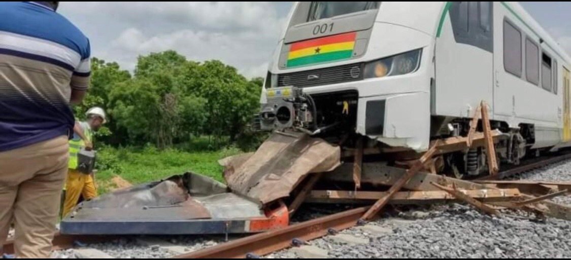 Driver arrested for abandoning truck on railway line, causing train accident. 1 Driver arrested for abandoning truck on railway line, causing train accident.