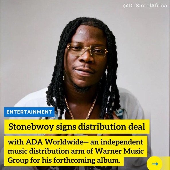 Stonebwoy seals deal with Warner Music’s ADA Worldwide