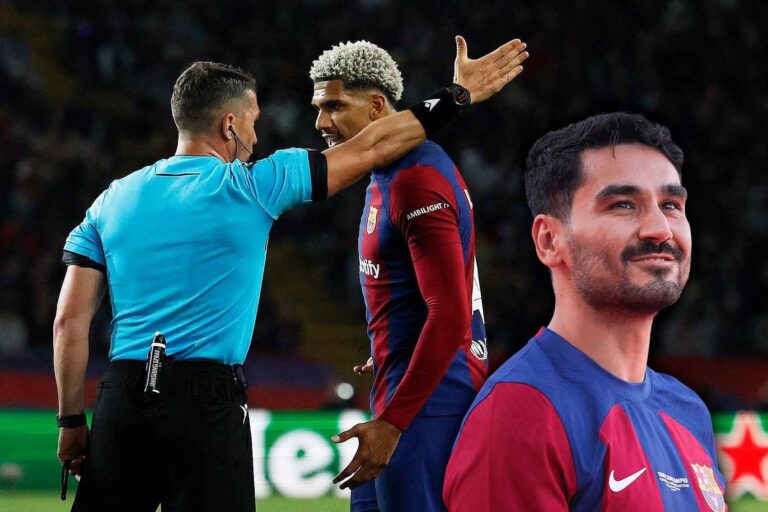 Ronald Araujo(25) gives straightforward response to Ilkay Gundogan after he criticizes Barcelona teammates