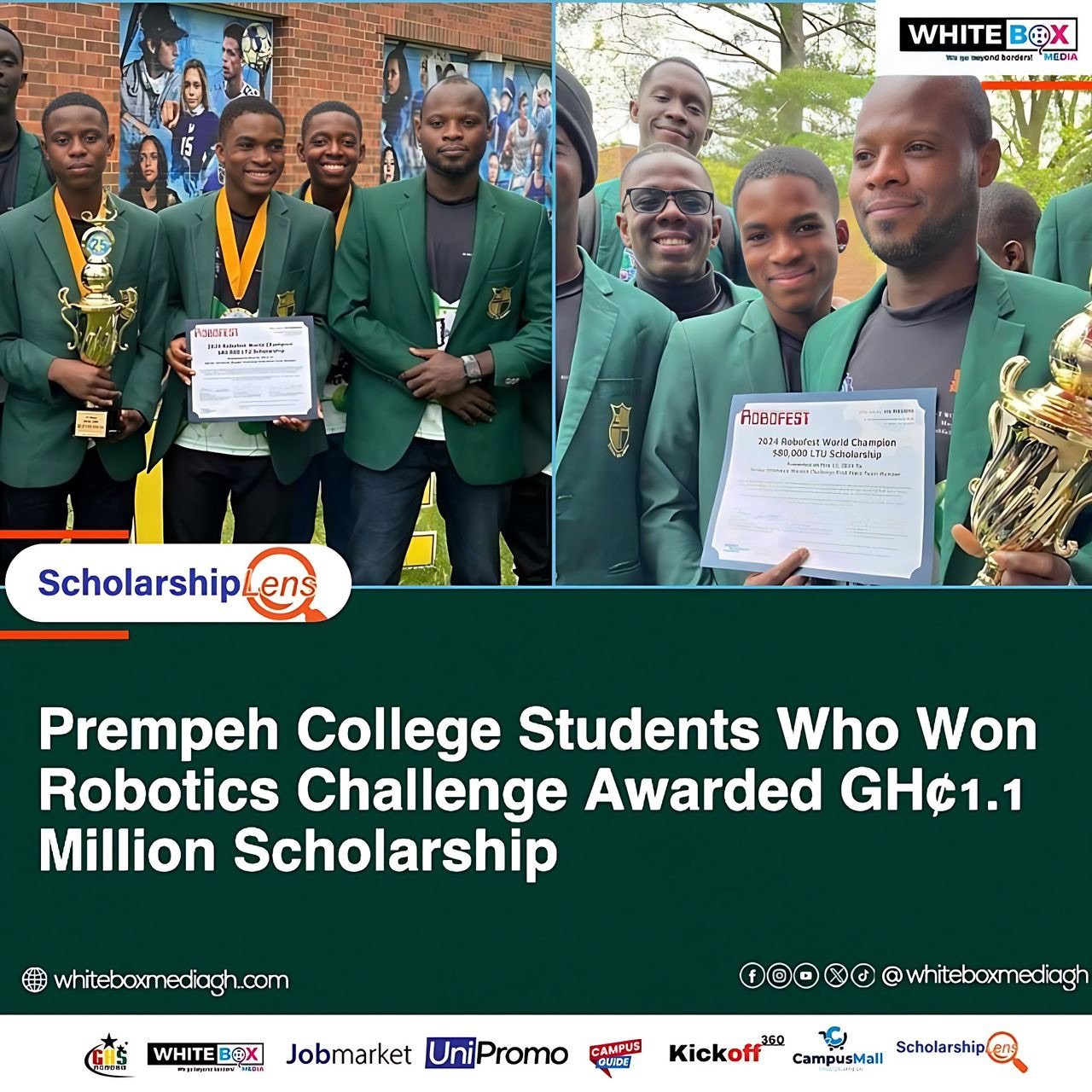 Prempeh College robotics champions awarded 1.1 million GHC scholarship. 1 Prempeh College