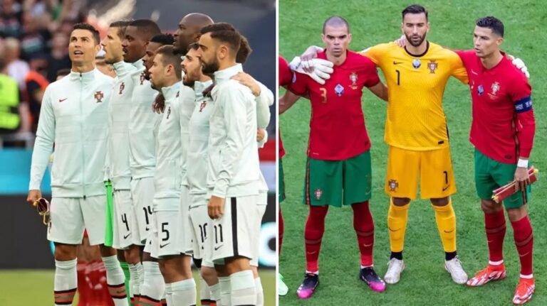 Why Cristiano Ronaldo stands sideways for Portugal’s national anthem