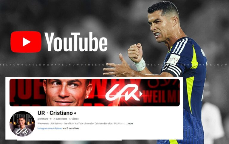 Ronaldo Sets New Record: 1 million YouTube Subscribers in 1 hour, 13.7 million in 1 day