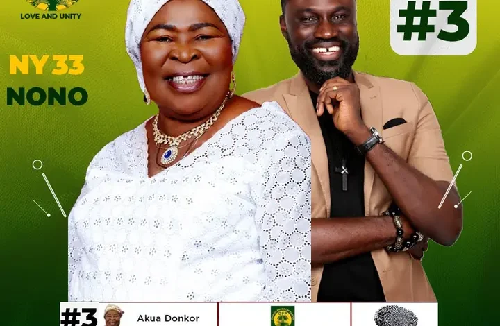 Akua Donkor,Presenter,Roman Fada,Elections,Ghana Freedom Party (GFP)