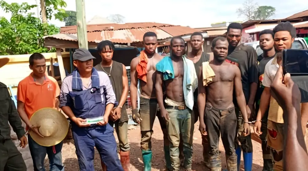 2 Arrested for Illegal Mining in Ghana’s Western Region 1 Illegal Mining