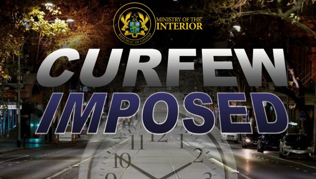 Govt renews curfew in Bawku, enforces ban on offensive weapons 1