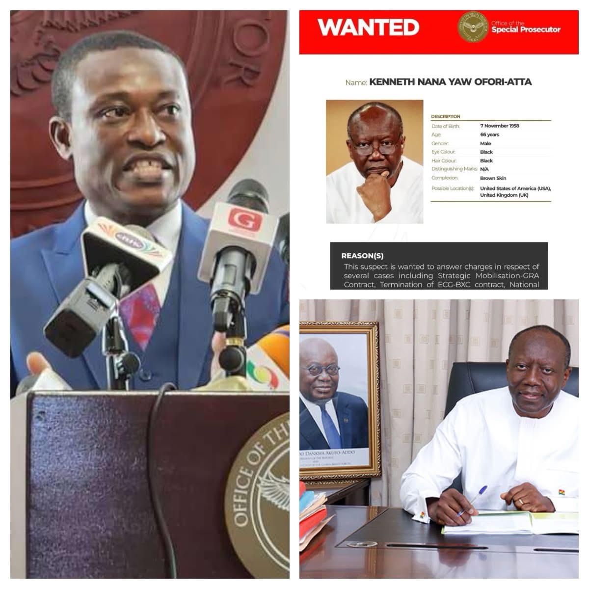 Ofori-Atta sues OSP for declaring him wanted 1 Ofori