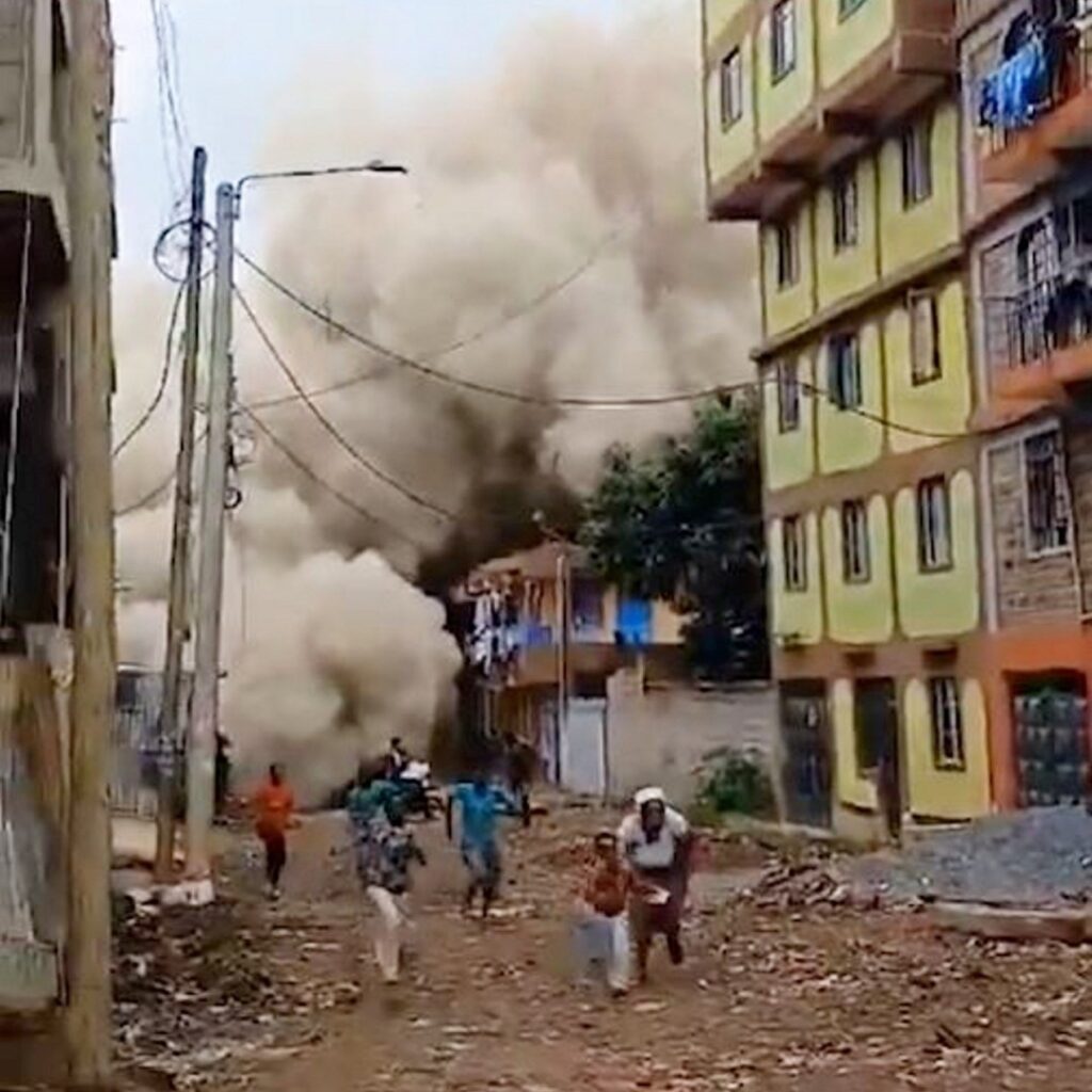 Several Feared Dead as Seven-Storey Apartment Collapses Burying Them Alive, Rescue Efforts Underway 3 Seve