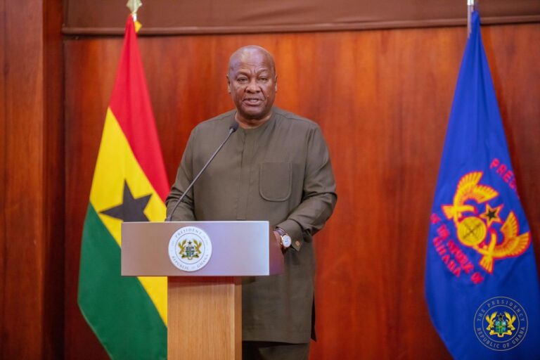 President Mahama Bans Government Officials from Mining to Protect Ghana’s Environment