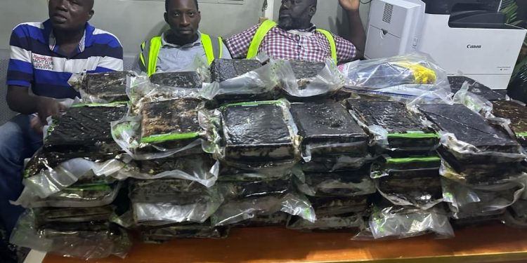 NACOC: 89.74kg of Suspected Cocaine Intercepted at Swissport in Major Drug Bust 1 NACOC