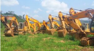 National Security operatives attempt to abscond with seized galamsey excavators 2 Secu