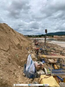 Police Arrest 13, Disable Over 120 Changfang Machines in Anti-Galamsey Operation at Wassa Gyapa


