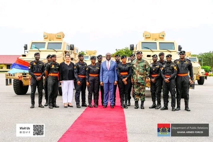 U.S. Donates 14 Armoured Vehicles to Ghana Armed Forces to Strengthen Border Security 3 Dona