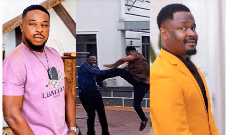 Nollywood Actor Hospitalised After Unscripted ‘Kungfu Kick’ from Co-Star Zubby Michael