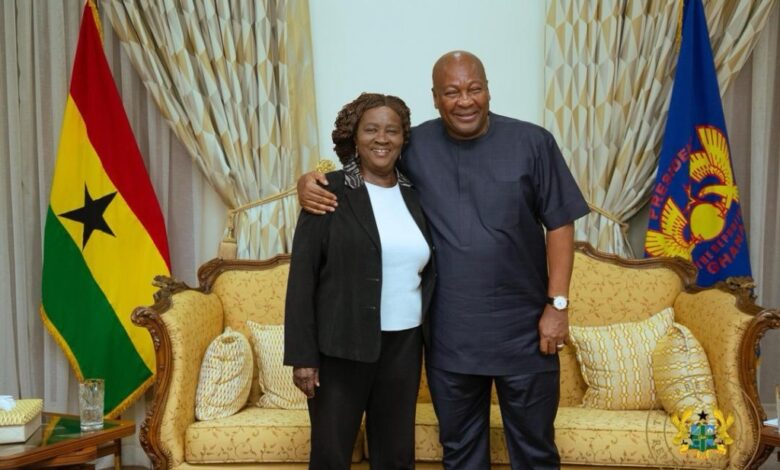 I am happy to be back – Vice President Jane Naana Opoku-Agyemang 1 Vice P