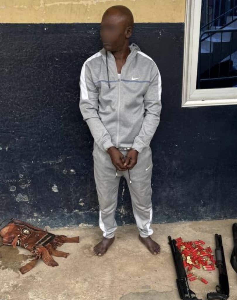 ER: Police in Nsawam-Adoagyiri arrest 1 person for unlawful possession of firearms 3 Arm