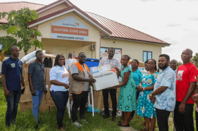 World Vision International donates $30,000 worth of medical supplies to Agortime Ziope Health Directorate 1 Visi