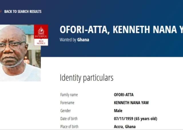 INTERPOL Issues Red Notice for Ken Ofori-Atta 1 Atta