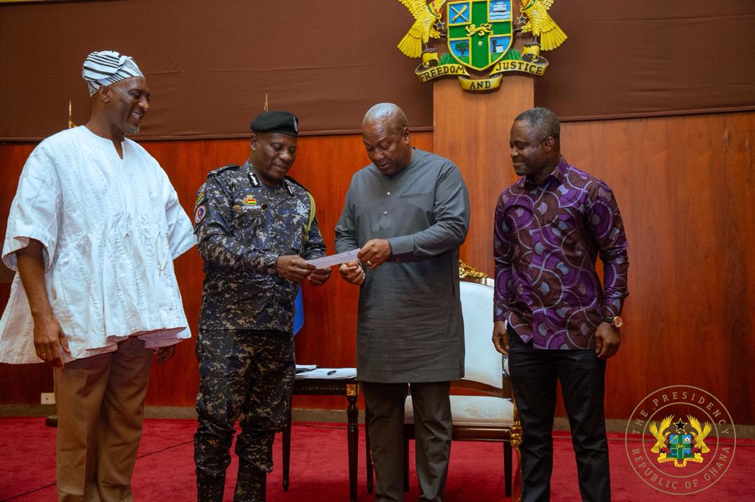 Ghana Security Services Donate GH₵1 Million to MahamaCares Fund 1 Security
