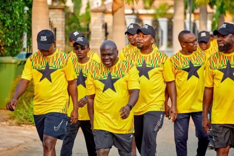 Inspiring Move: Chief of Staff Julius Debrah Champions National Fitness Culture with Weekend Walks