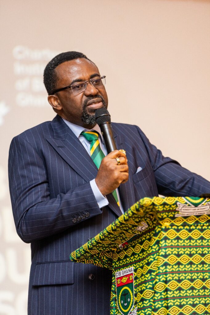 CIB Ghana leads national dialogue on monetary policy and banking reform 3 Governor of the Bank Of Ghana, Dr. Johnson Pandit Asiama presenting the keynote address at the CIB Ghana's Roundtable Discussion post MPC decision