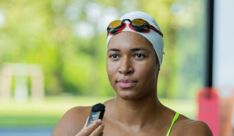 Joselle Mensah Breaks Two National Records at 2025 World Aquatics Championships
