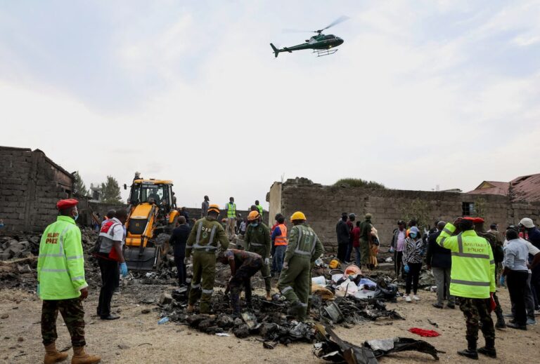 6 Dead After Medical Plane Crashes in Nairobi Neighbourhood