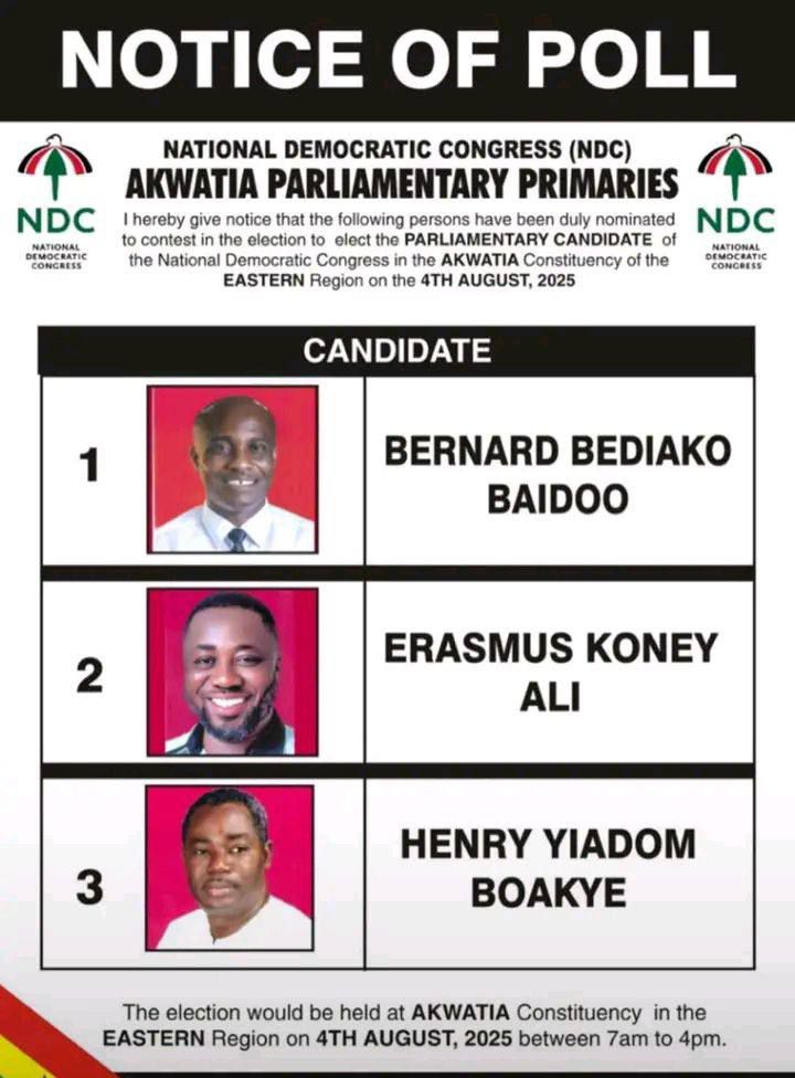 Akwatia NDC Primaries