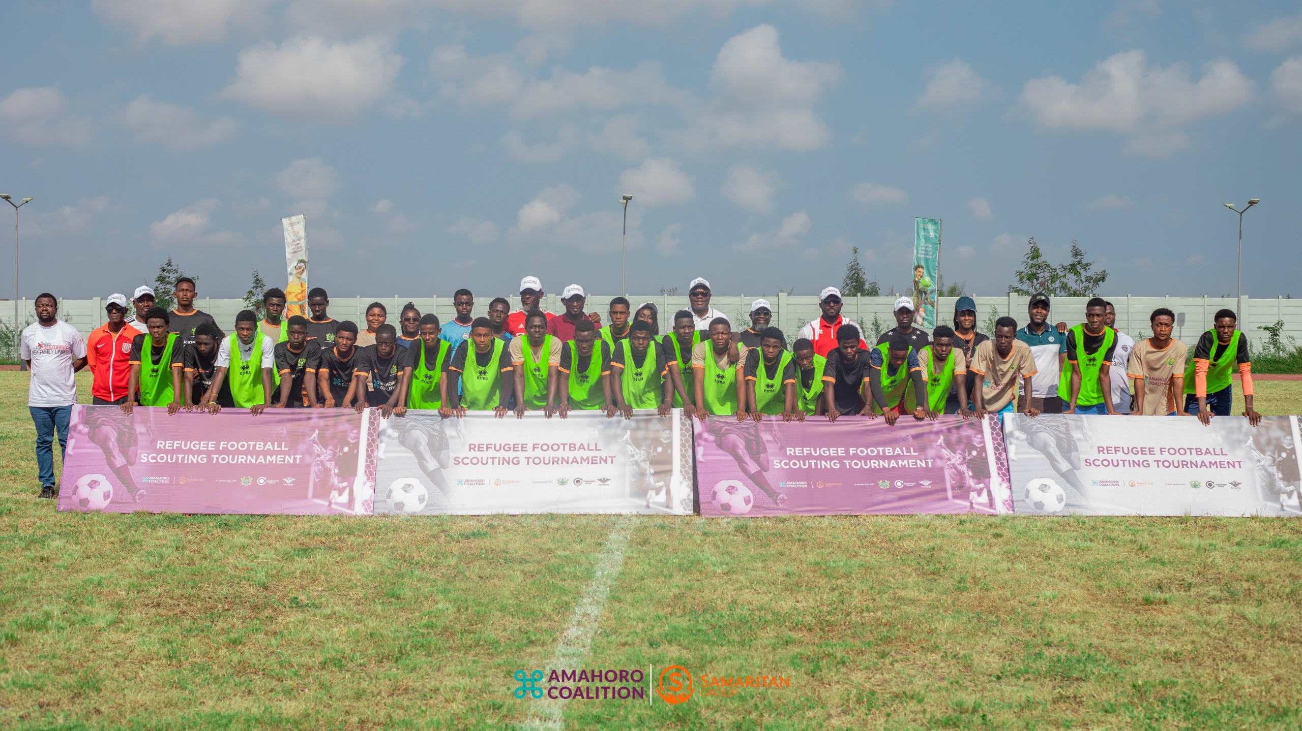 Amahoro Coalition and Samaritan Group hosts refugee football tournament in Accra, paving pathway to professional careers 1 refugee