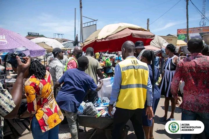 AMA Arrests 21 Traders At Agbogbloshie Market For Selling On Open Drains 3 AMA arrests 21 traders at Agbogbloshie Market for selling on open drains