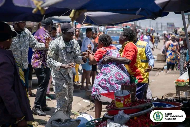 AMA Arrests 21 Traders At Agbogbloshie Market For Selling On Open Drains 4 AMA arrests 21 traders at Agbogbloshie Market for selling on open drains