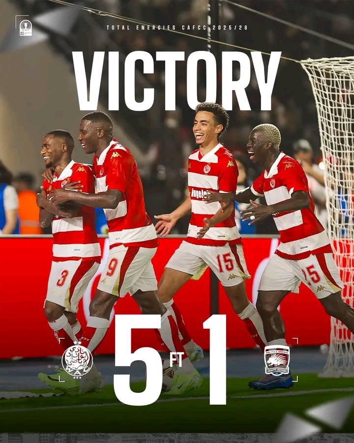 Wydad Humiliate Asante Kotoko 5-1 to Advance to CAF Confederation Cup Group Stage