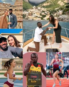 Ghanaian Sprint Sensation Benjamin Azamati Pops the Question on a Romantic Cruise