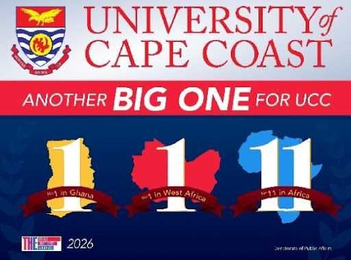 5 Years in a Row: UCC Retains Position as Top University in Ghana and West Africa