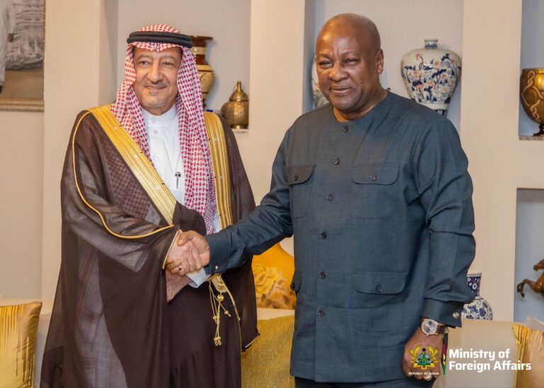Ghana and Saudi Arabia Forge Cooperation Agreement to Enhance Bilateral Ties