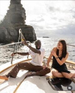 Ghanaian Sprint Sensation Benjamin Azamati Pops the Question on a Romantic Cruise