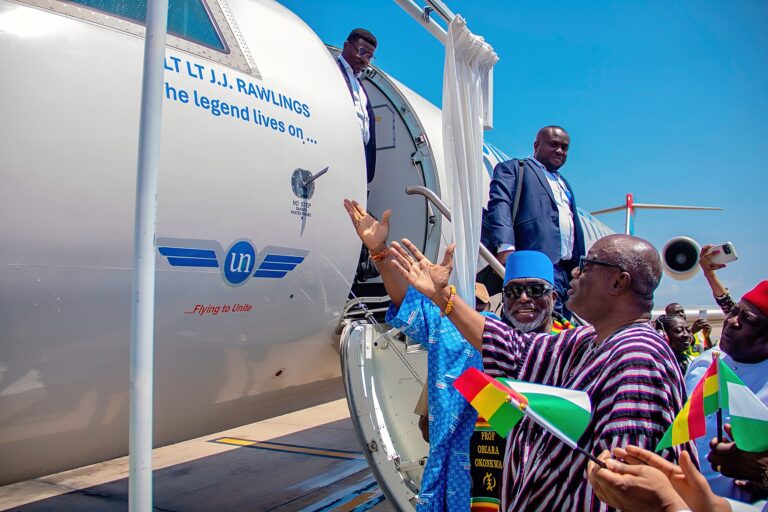 United Nigeria Airlines Names Aircraft After Late President Jerry John Rawlings