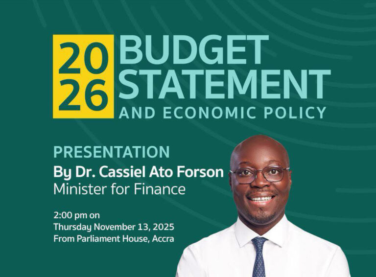 Ghana Finance Minister presents 2026 Budget and Economic Policy Statement in Parliament