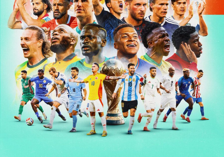 Jordan Ayew portrayed in an official World Cup themed artwork