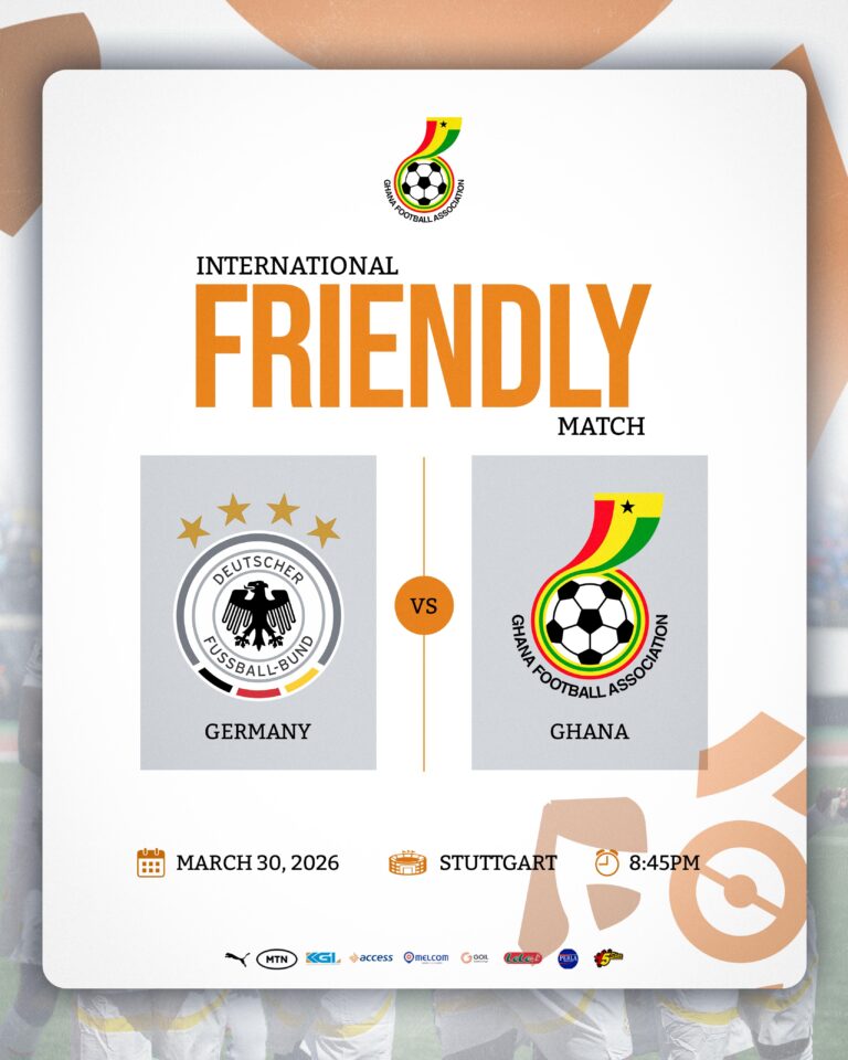 Ghana to face Germany in international friendly ahead of World Cup preparations