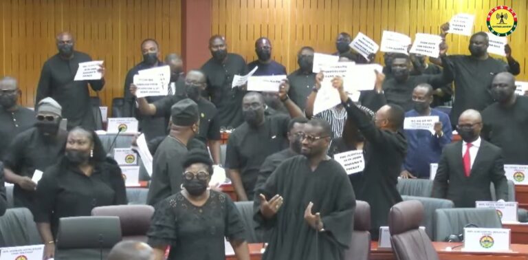 Minority MPs ask Clerk to recall notice to EC declaring Kpandai seat vacant