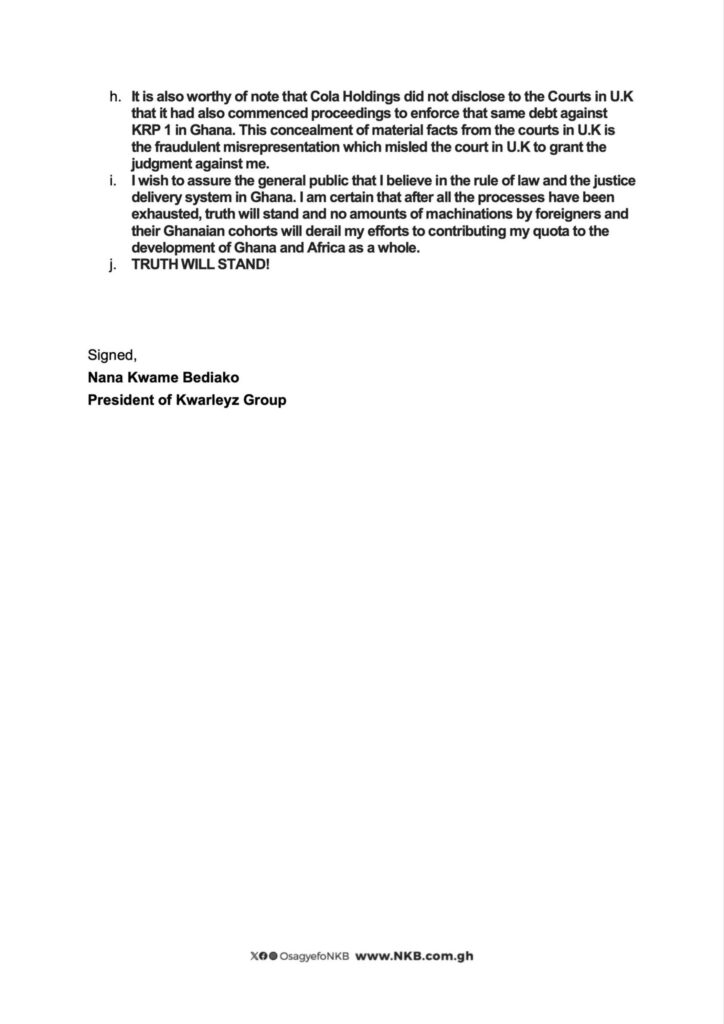 Court,Nana Kwame Bediako