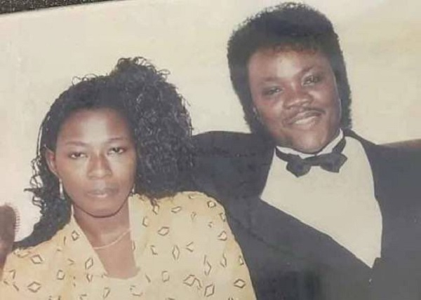  An old picture of Daddy Lumba and wife Akosua Serwaa