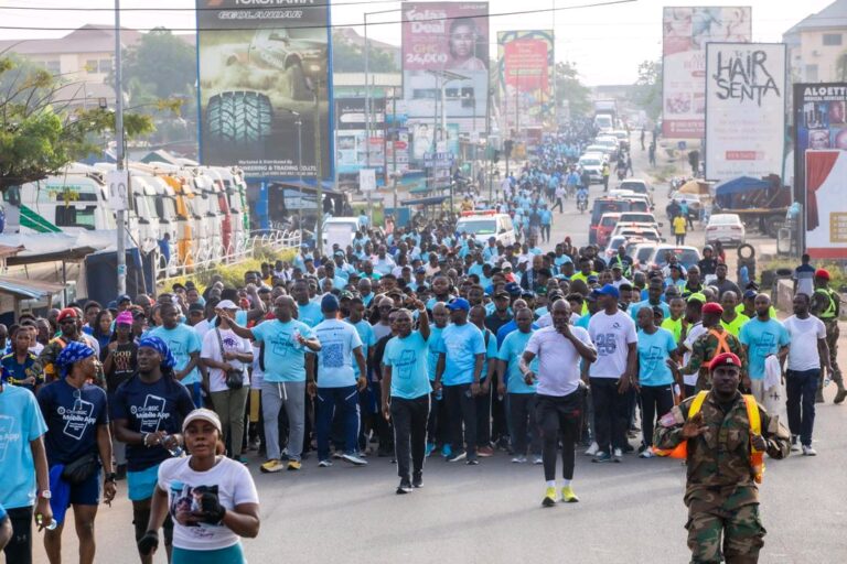 OmniBSIC Bank marks tenth edition of quarterly health walk with renewed commitment to wellness and community growth