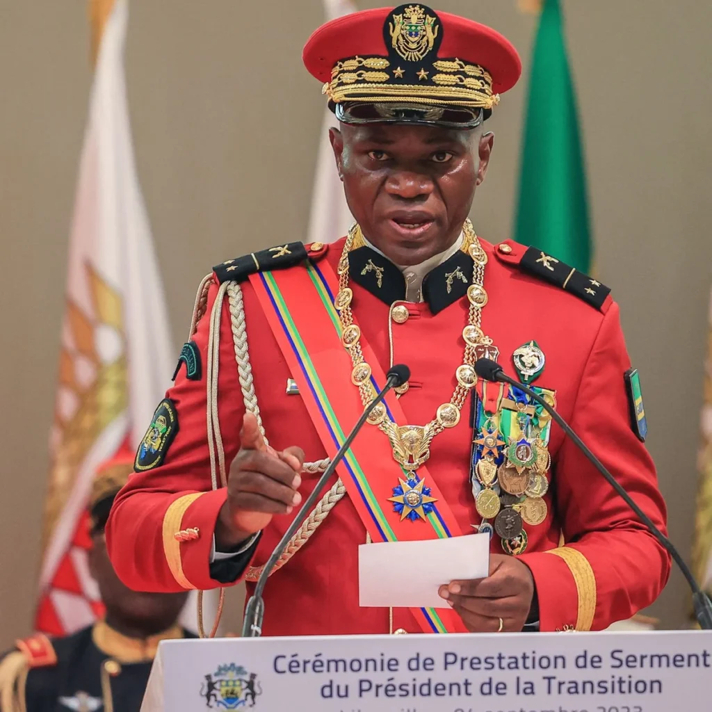 Gabon suspends social media “Until further notice” as Anti-government protests escalate 4 President of Gabon General Brice Oligui Nguema.