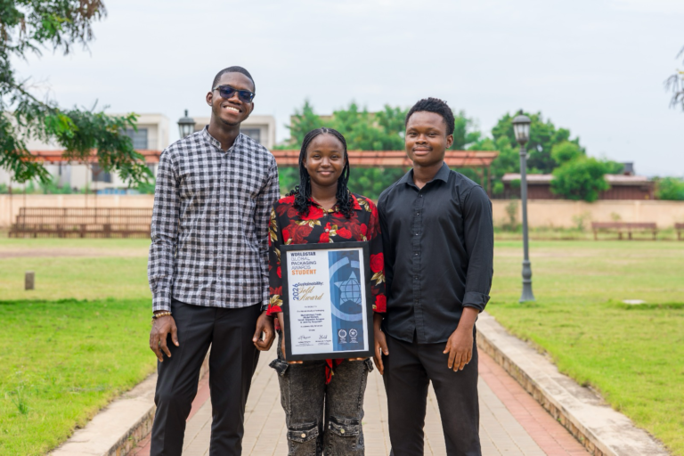 Sustainable packaging Ghana: Academic City students win global award