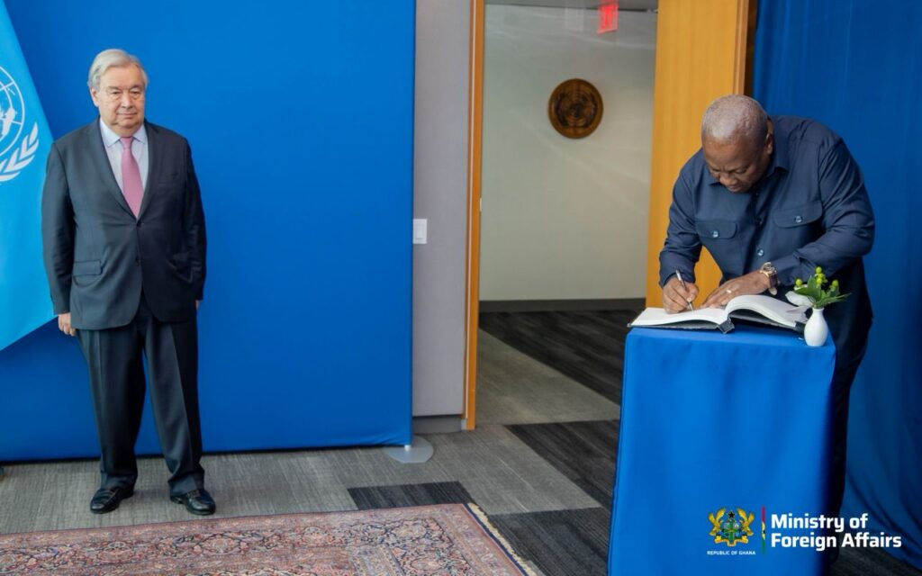 Mahama meets UN Chief, discusses African security and democracy 3 Mahama