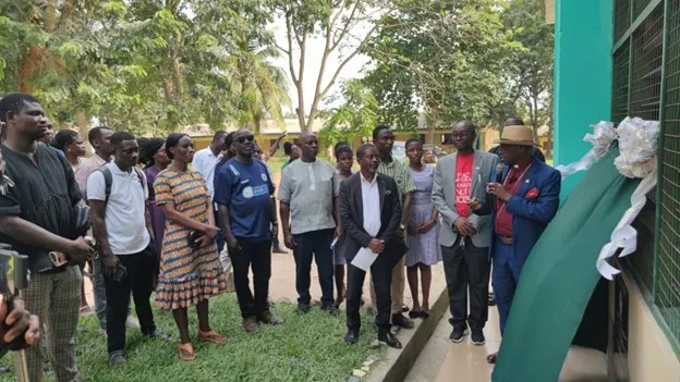 Ahantaman Rural Bank PLC renovates Baidoo Bonsoe SHSTS Assembly