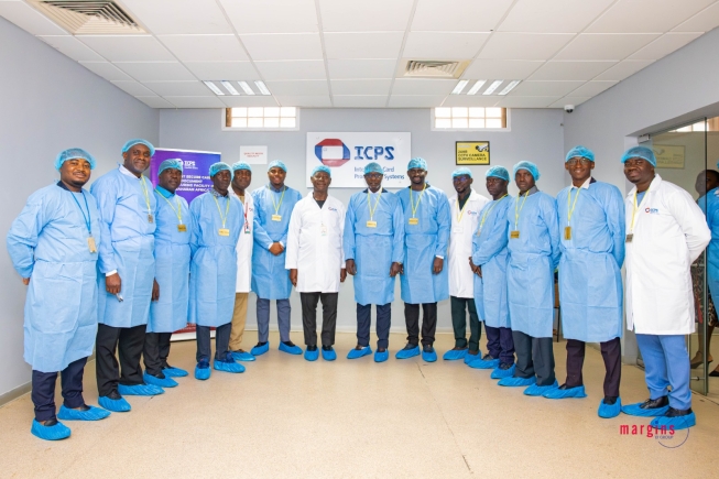 Gambia’s Minister of Interior, Hon. Abdoulie Sanyang with the Margins ID Group