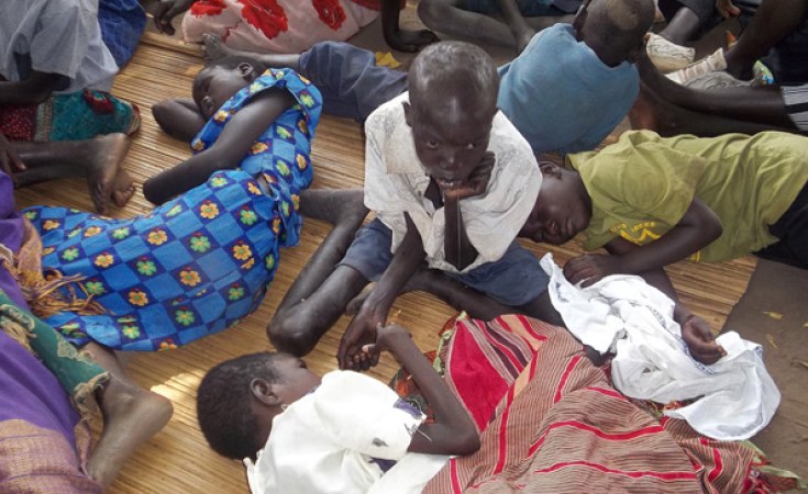 Children suffering from Nodding disease